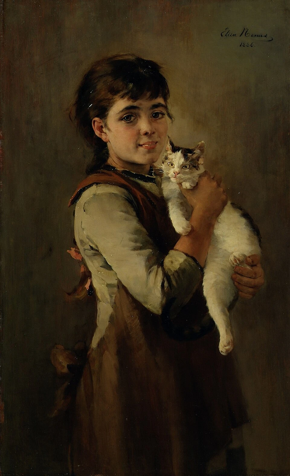 1843-Elise Ransonnet - Villez - Due gattini - Kunsthistorisches Museum